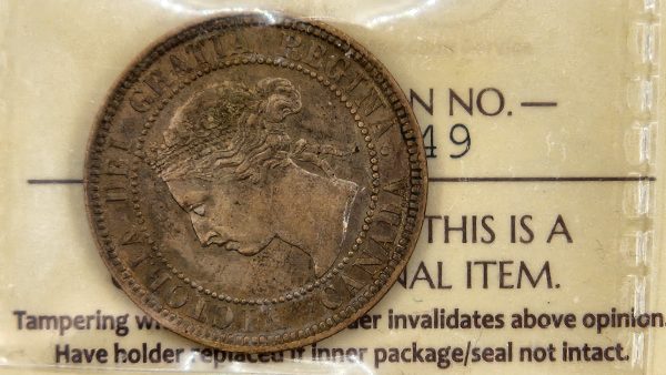 Canada 1 cent 1900H - ICCS MS63 RB - Image 3