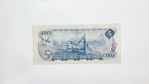 Canada $5 1972 Lawson-Bouey *SL Replacement - VF+ - Image 2