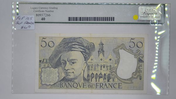 France 50 Francs 1988 - Legacy EF40 - Image 2