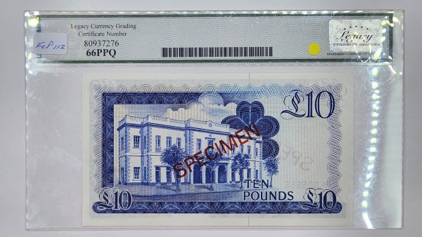 Gibraltar 1, 5, 10, 20 Pounds 1975 Specimen (4 banknotes set) - Legacy 66PPQ, 67PPQ - Image 7