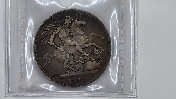 Great Britain 1 Crown 1899 LXII - ICCS VF20