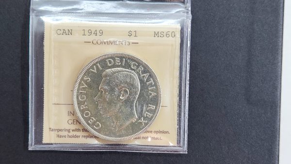 Canada $1 1949 - ICCS MS60