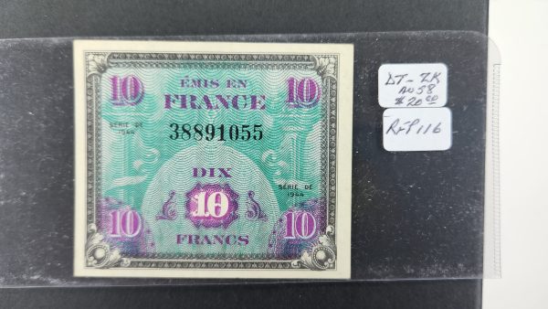 France 10 Francs 1944 - AU58