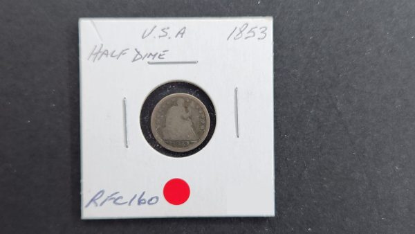 U.S.A. 5 Cents 1853 Liberty Seated