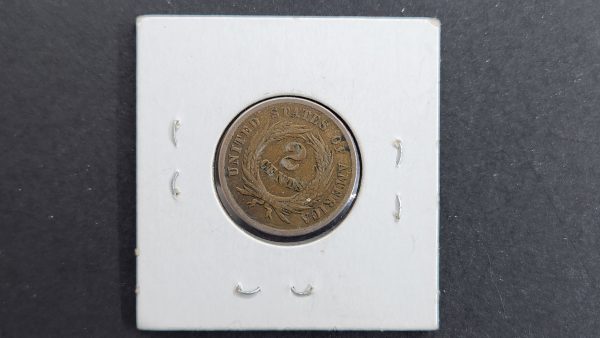 U.S.A. 2 Cents 1864 Large Motto - Image 2