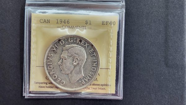 Canada $1 1946 - ICCS EF40