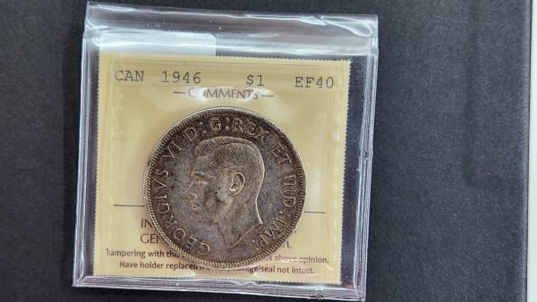 Canada $1 1946 - ICCS EF40