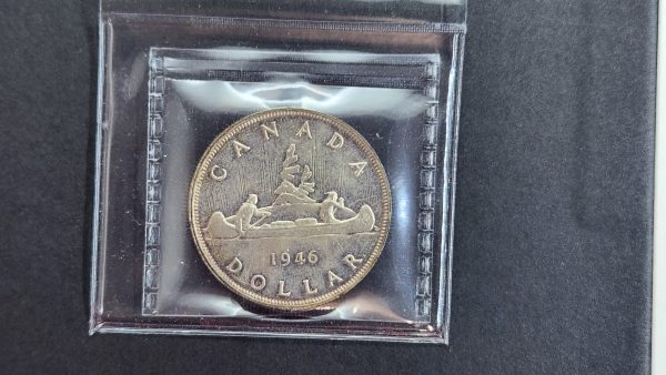 Canada $1 1946 SWL - ICCS AU55 - Image 2