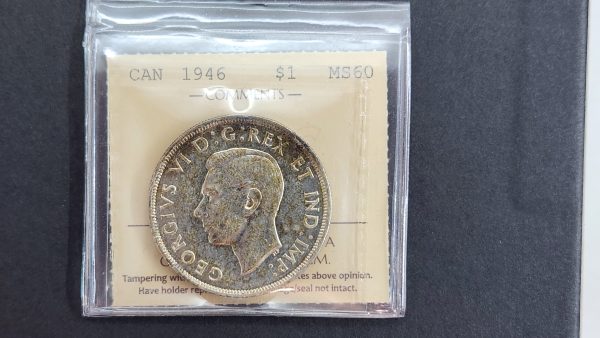 Canada $1 1946 - ICCS MS60