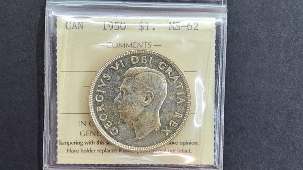 Canada $1 1950 - ICCS MS62