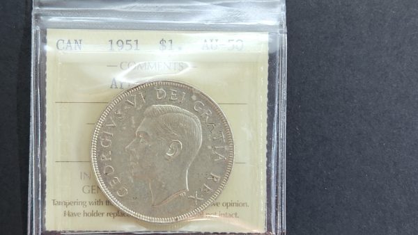 Canada $1 1951 Arnprior - ICCS AU50