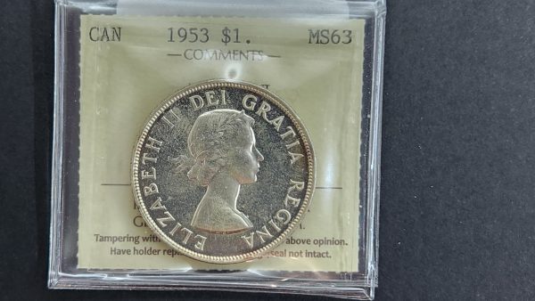 Canada $1 1953 NSF SWL - ICCS MS63