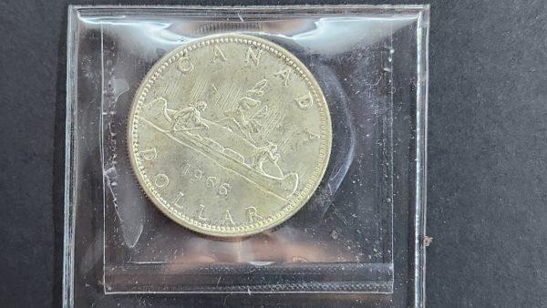 Canada $1 1966 Large Beads - ICCS MS65 - Image 2