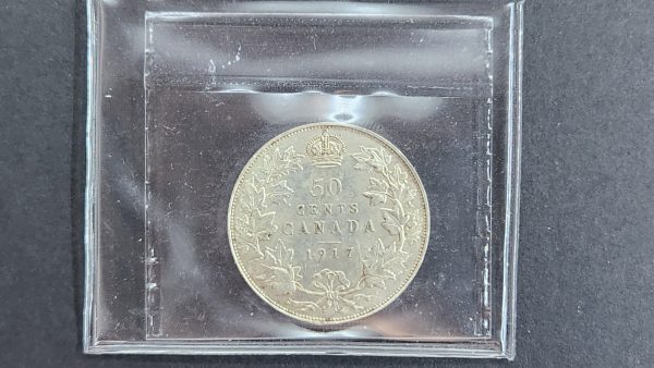 Canada 50 Cents 1917 - ICCS EF45 - Image 2
