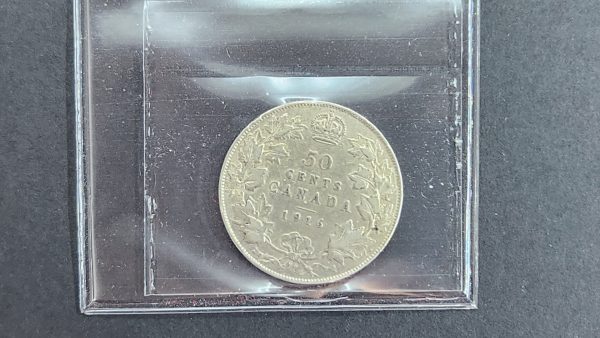 Canada 50 Cents 1916 - ICCS F15 - Image 2