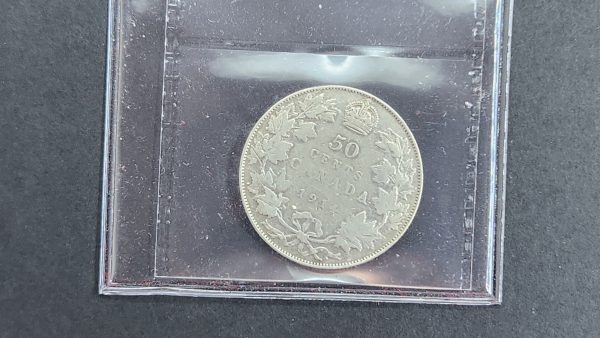 Canada 50 Cents 1914 - ICCS VG8 - Image 2