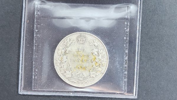 Canada 50 Cents 1936 - ICCS F12 - Image 2