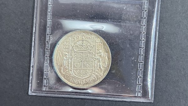 Canada 50 Cents 1937 - ICCS MS62 - Image 2