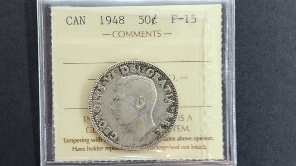 Canada 50 Cents 1948 - ICCS F15
