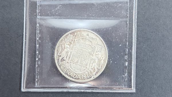 Canada 50 Cents 1948 - ICCS F15 - Image 2