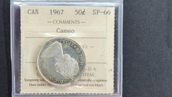 Canada 50 Cents 1967 - ICCS SP66 Cameo