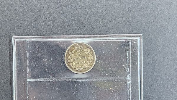 Canada 5 Cents 1894 - ICCS VF20 - Image 2