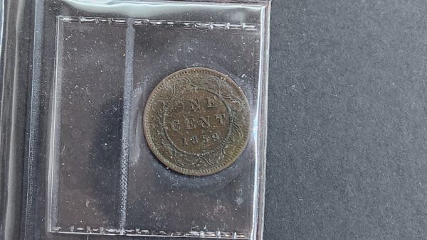 Canada 1 Cent 1859 Wide 9/8 - ICCS VF20 - Image 2