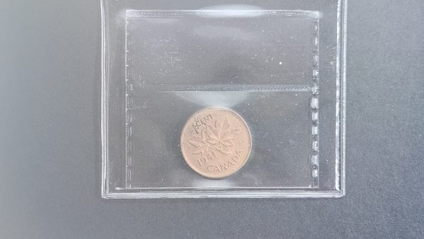 Canada 1 Cent 1941 - ICCS MS64 Red - Image 2
