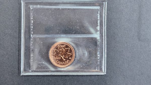 Canada 1 Cent 2000 NBU - ICCS MS67 Red - Image 2
