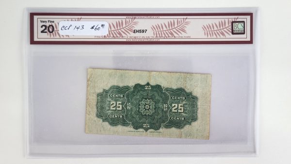 Canada 25 Cents 1900 Courtney - BCS VF20 - Image 2