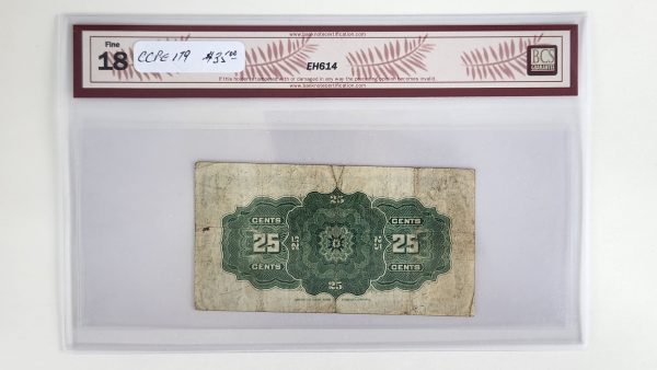 Canada 25 Cents 1900 Boville, Cut out of Register Error - BCS F18 - Image 2