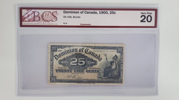 Canada 25 Cents 1900 Boville - BCS VF20