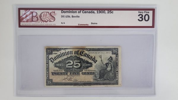 Canada 25 Cents 1900 Boville - BCS VF30