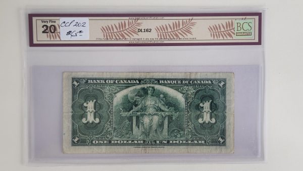 Canada $1 1937 Osborne-Towers C/A - BCS VF20 - Image 2