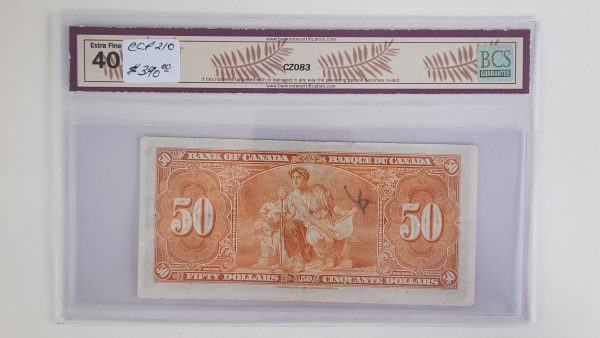Canada $50 1937 Gordon-Towers B/H - BCS EF40 - Image 2