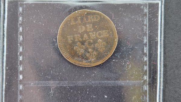 France 1 Liard 1655C - ICCS VF20 - Image 2