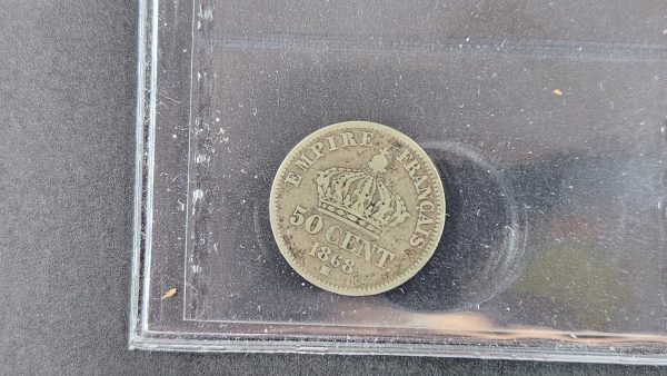 France 50 Centimes 1868BB - ICCS F12 - Image 2