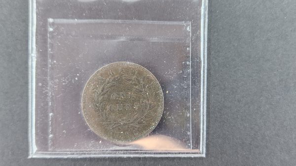 Sarawak 1 Cent 1891H - ICCS EF40 - Image 2