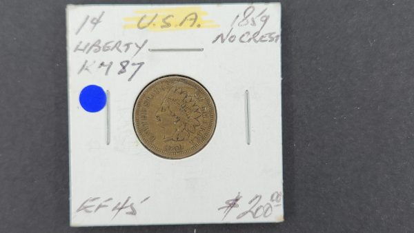 U.S.A. 1 Cent 1859 - EF45