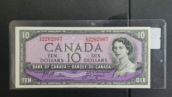 Canada $10 1954 Modified Beattie-Coyne X/D - UNC