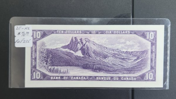 Canada $10 1954 Modified Beattie-Coyne X/D - UNC - Image 2