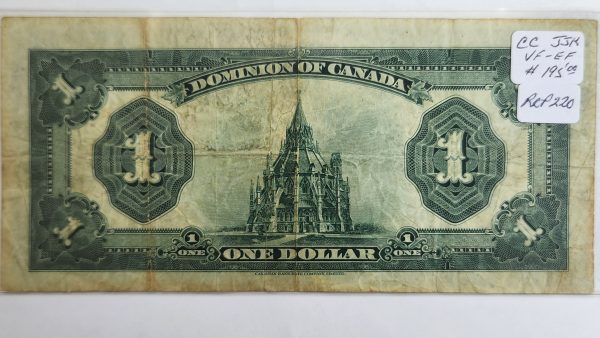 Canada $1 1923 McCavour-Saunders Blue Seal Group 2 - VF-EF - Image 2