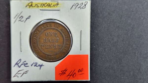 Australia ½ Penny 1928 - EF