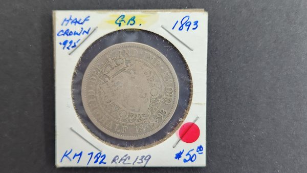 Great Britain ½ Crown 1893