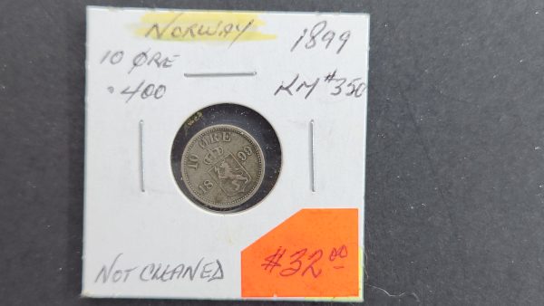 Norway 10 Ore 1899