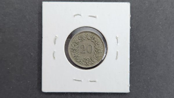 Switzerland 20 Rappen 1939B - VF-EF - Image 2