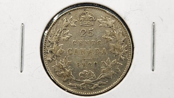 Canada 25 Cents 1929 - VF-EF