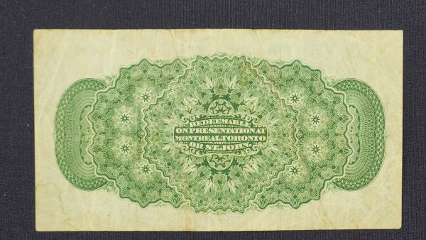 Canada 25 Cents 1870 Plain, Cut out of Register Error - Image 2