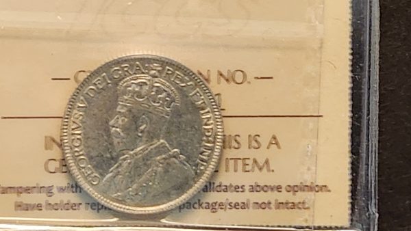 Canada 25 Cents 1936 - ICCS EF40