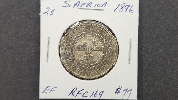 South Africa 2 Shillings 1896 - EF